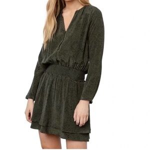 Rails Jasmine Olive Speckled Dress XS